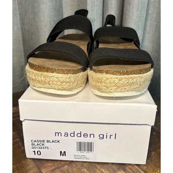 New Steve Madden black Strappy Sandal, CASSIE Women's size 10 - Picture 8 of 13